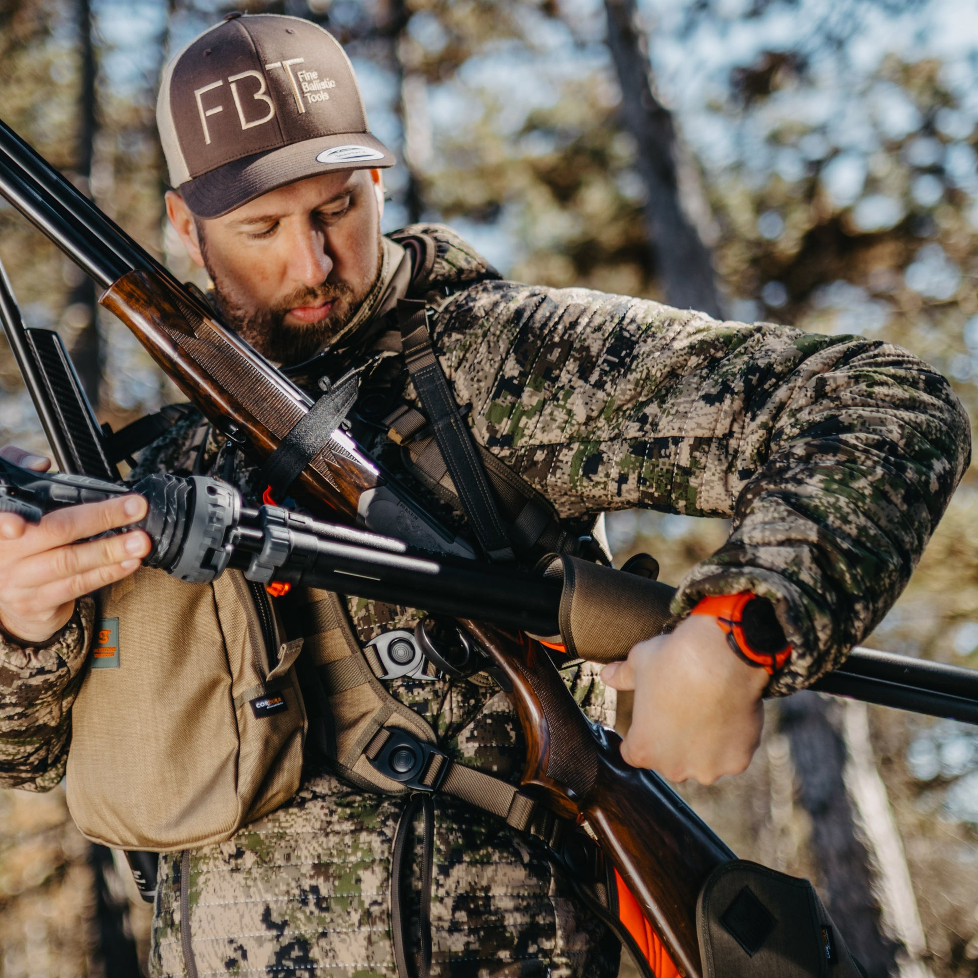 Hunting Tripod Holder – Compatible with Integrator Modular Game Vest with Holster System