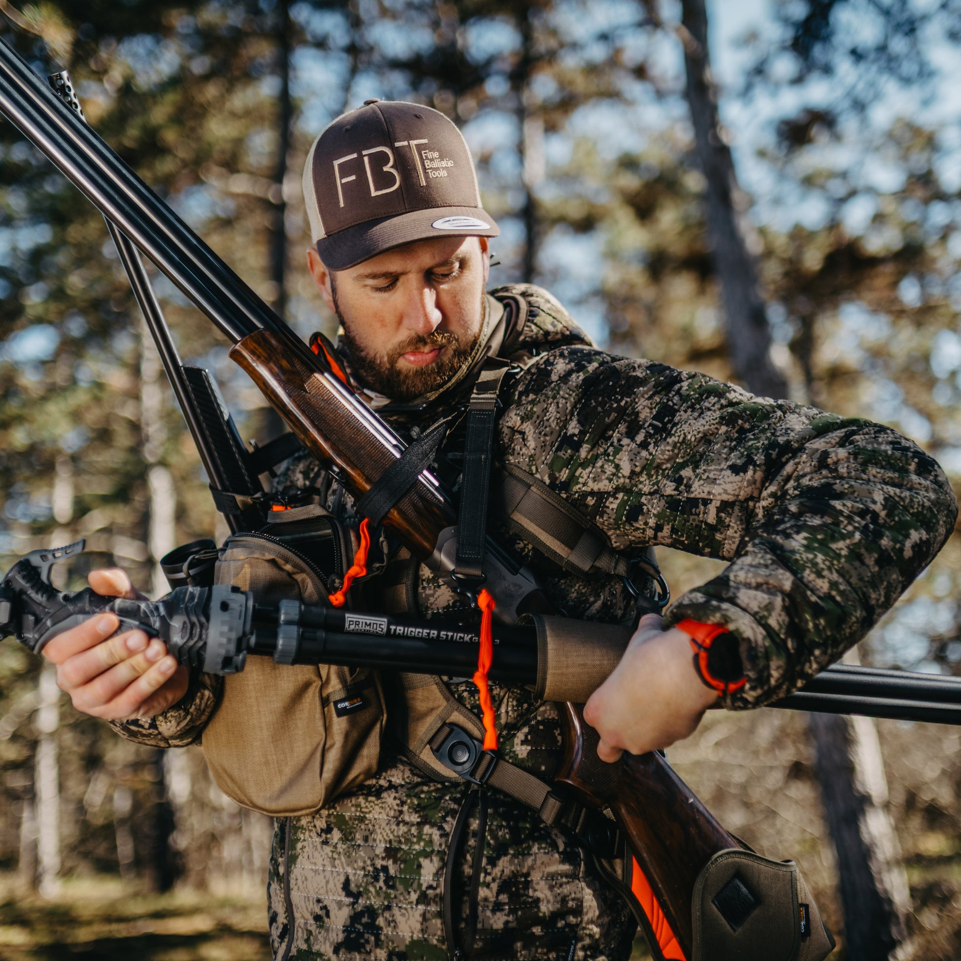 Hunting Tripod Holder – Compatible with Integrator Modular Game Vest with Holster System